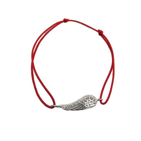 Bratara Snur Reglabil, Argint 925, Aripa Cu Pietre, Jolie Silver, 0.9 G - vivimall.ro