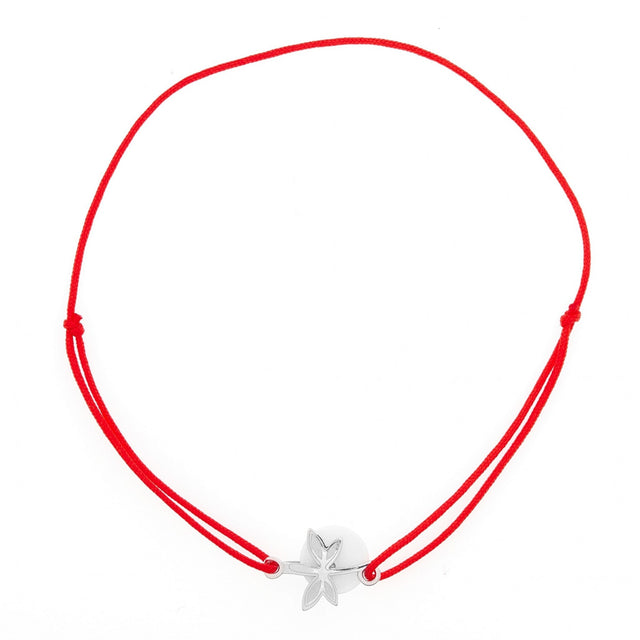 Bratara Cu Nod Dublu Argint 925, Libelula Cu Sidef - vivimall.ro