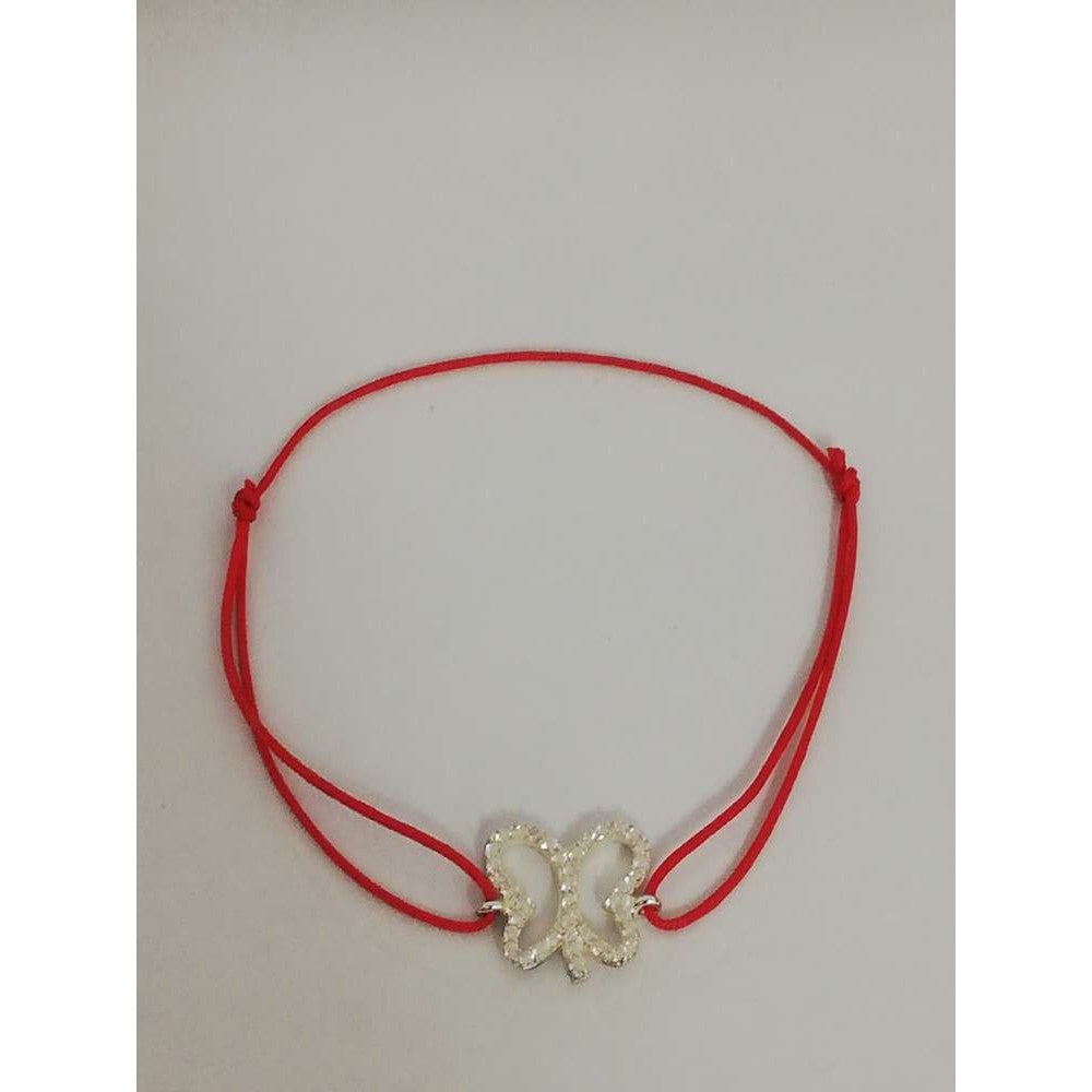 Bratara Cu Nod Dublu Din Argint 925 Fluture Cu Pietre