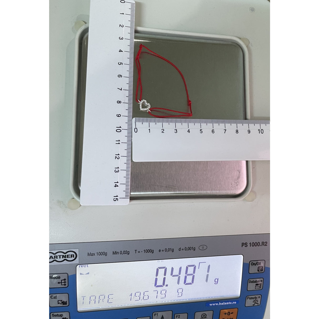Bratara Snur Reglabil, Argint 925, Inima Cu Zirconii, Jolie Silver, 0.4 G
