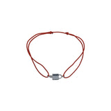 Bratara Cu Nod Dublu Din Argint 925 Lacat, 0.58 G