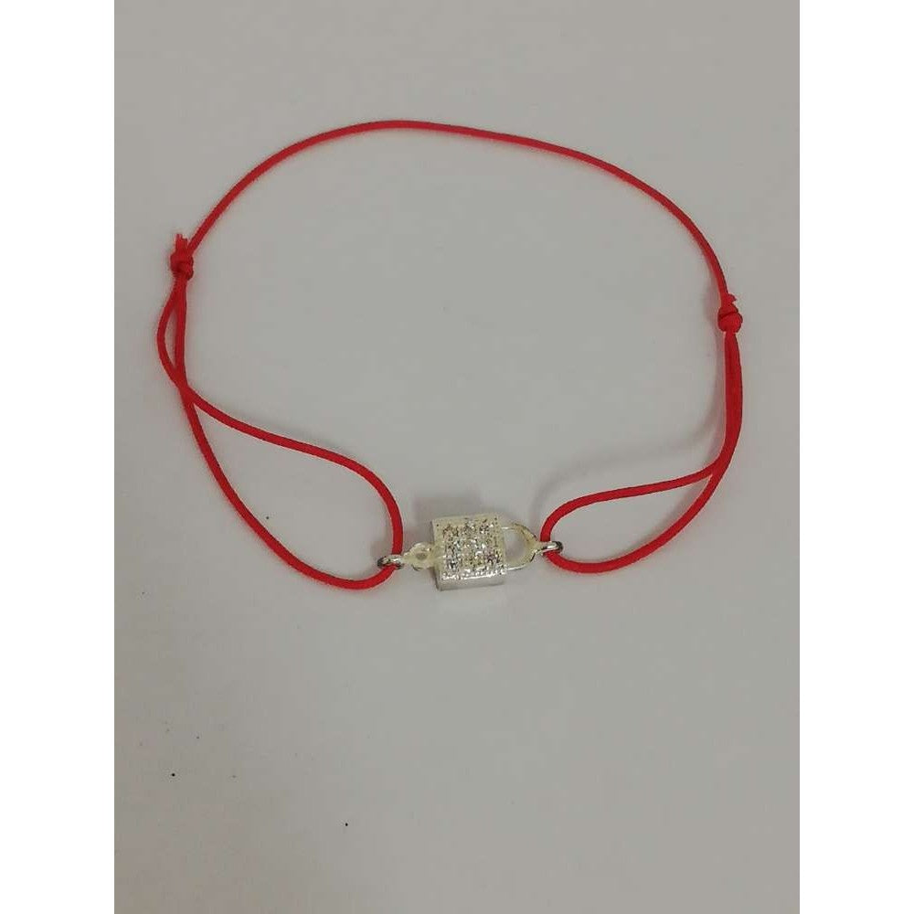 Bratara Cu Nod Dublu Din Argint 925 Lacat Cu Pietre