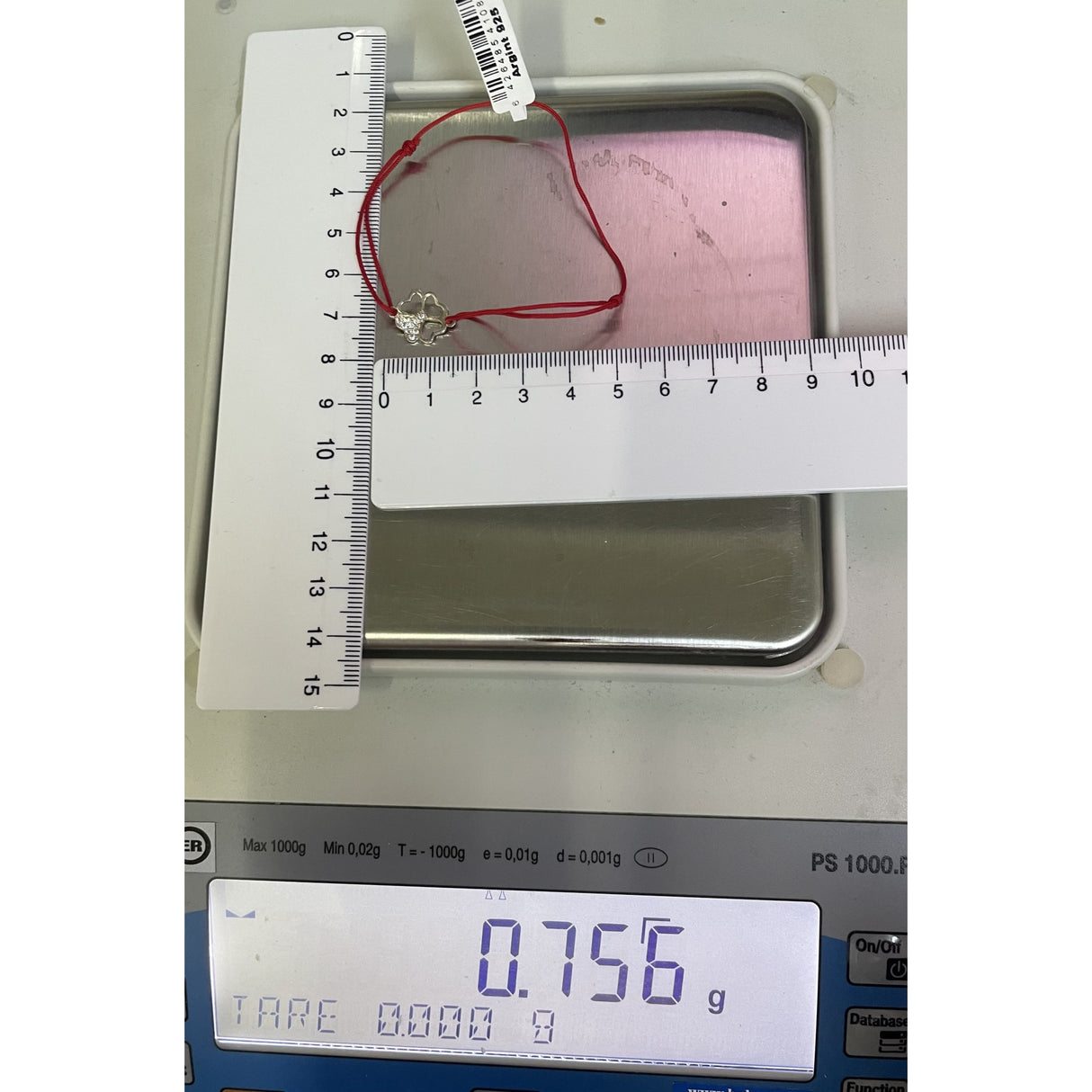 Bratara Snur Reglabil, Argint 925, Trifoi Cu Pietre, Jolie Silver, 0.7 G