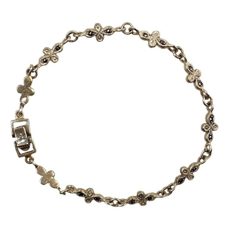 Bratara Din Argint 925, Cruci Cu Marcasite