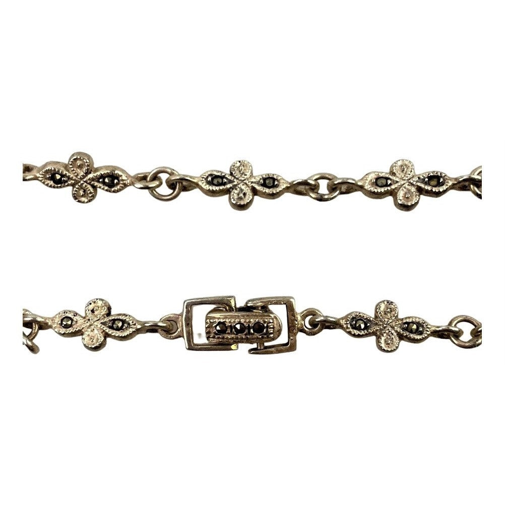 Bratara Din Argint 925, Cruci Cu Marcasite