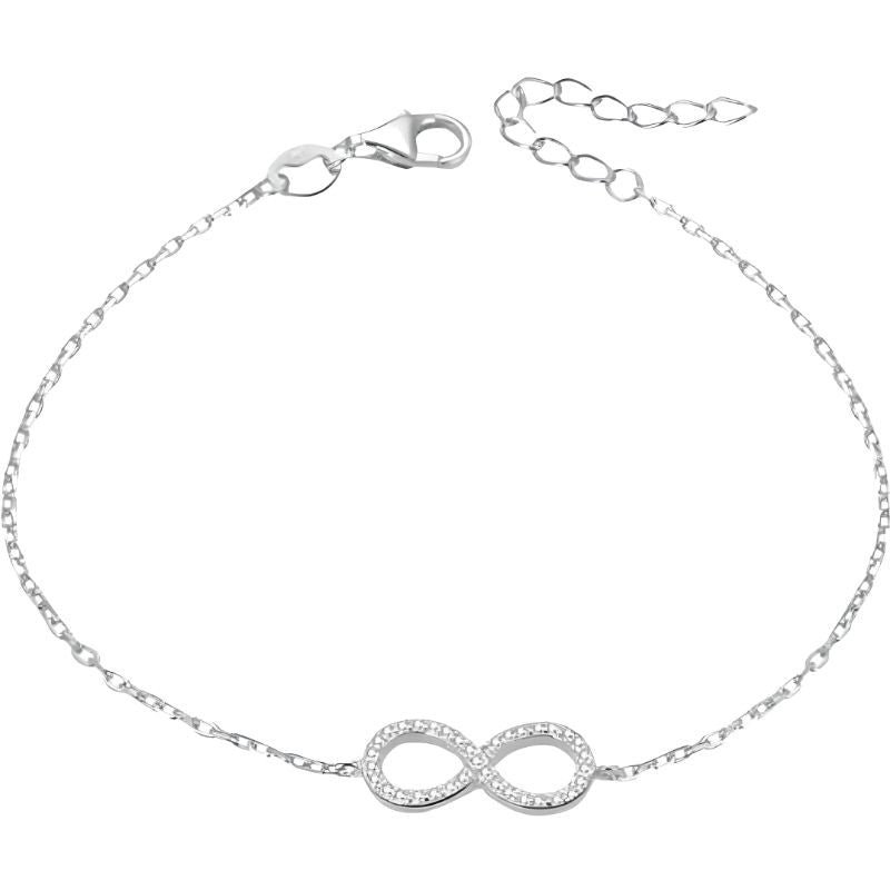 Bratara din Argint 925 Infinit cu Pietre