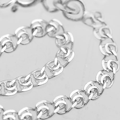 Bratara Din Argint 925, Plata Rotunda (Ccc), Unisex