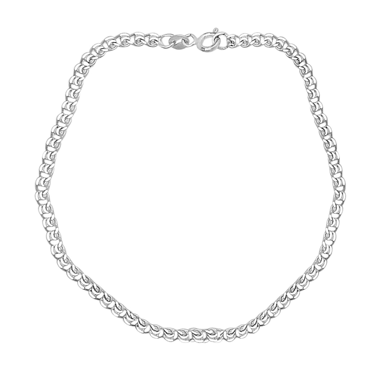 Bratara Din Argint 925, Plata Rotunda (Ccc), Unisex
