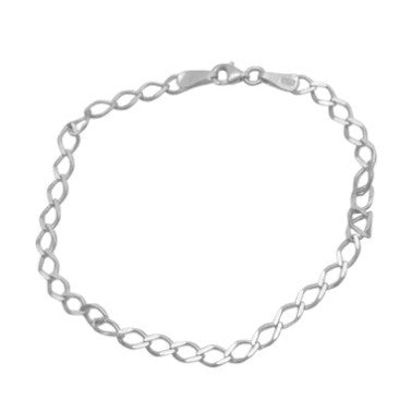 Bratara Din Argint 925 Unisex Cu Zale Ovale