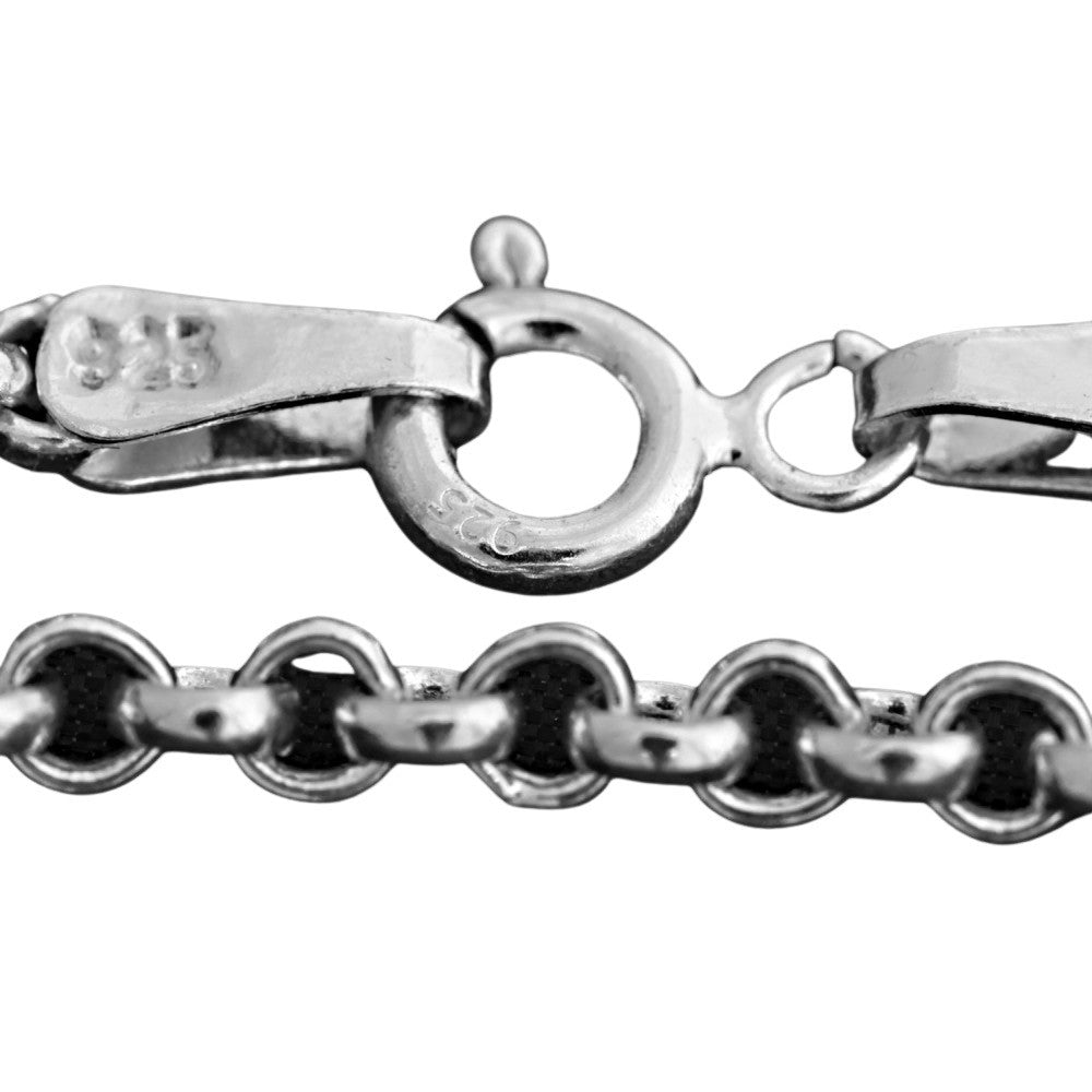 Bratara Din Argint 925 Unisex Cu Zale Rotunde