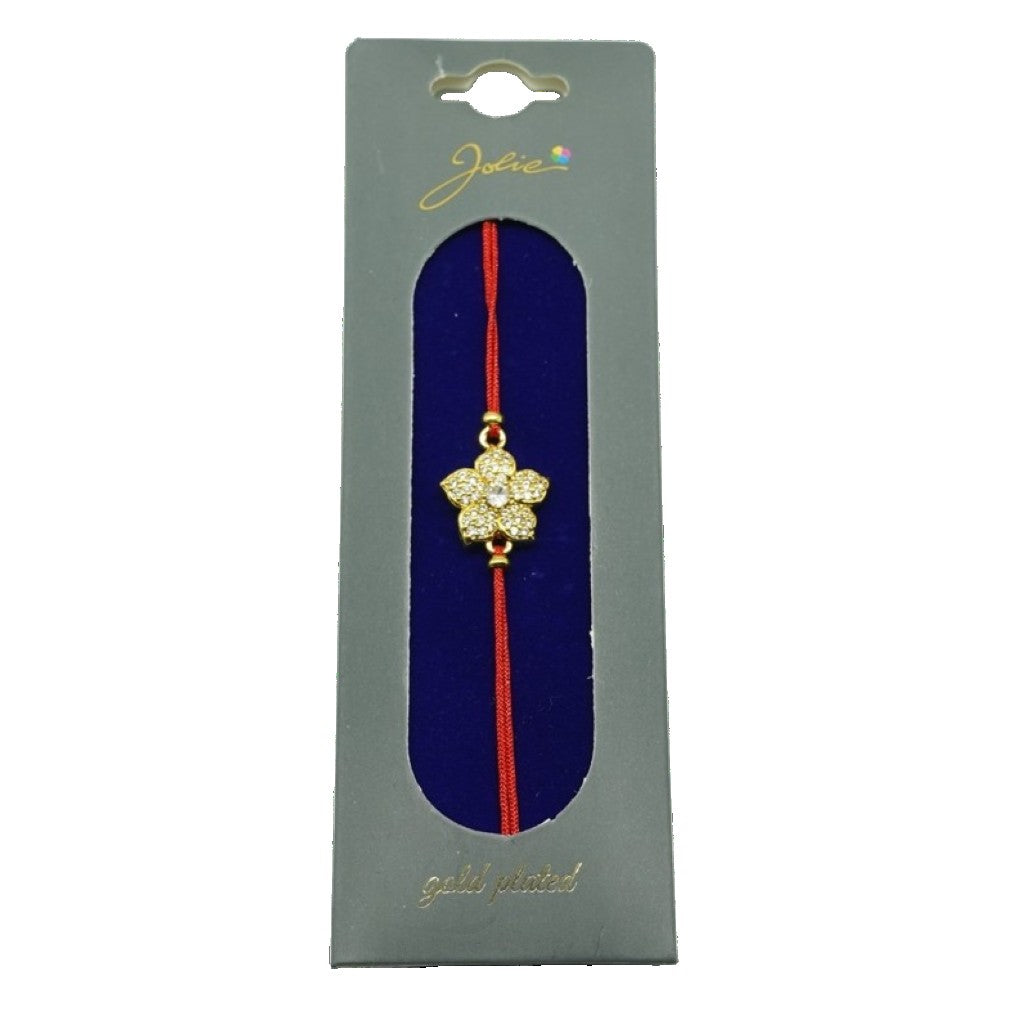 Bratara Placata Cu Aur 24K Floare Pietre