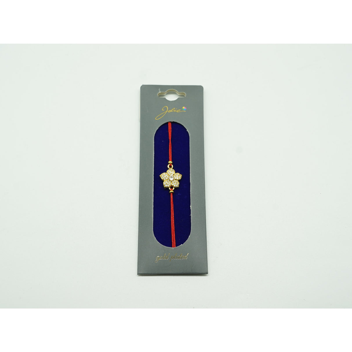 Bratara Placata Cu Aur 24K Floare Pietre