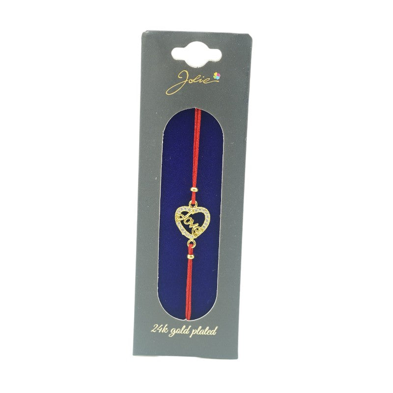 Bratara Placata Cu Aur 24K Inima Love