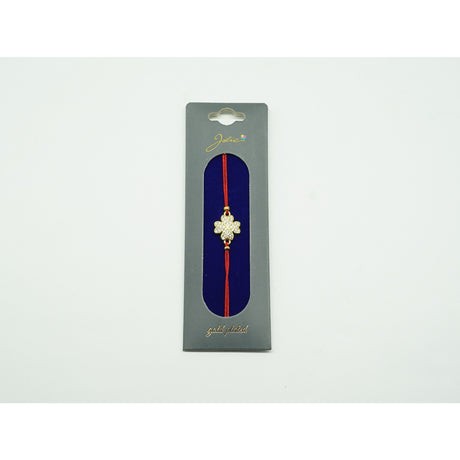 Bratara Placata Cu Aur 24K Trifoi Pietre