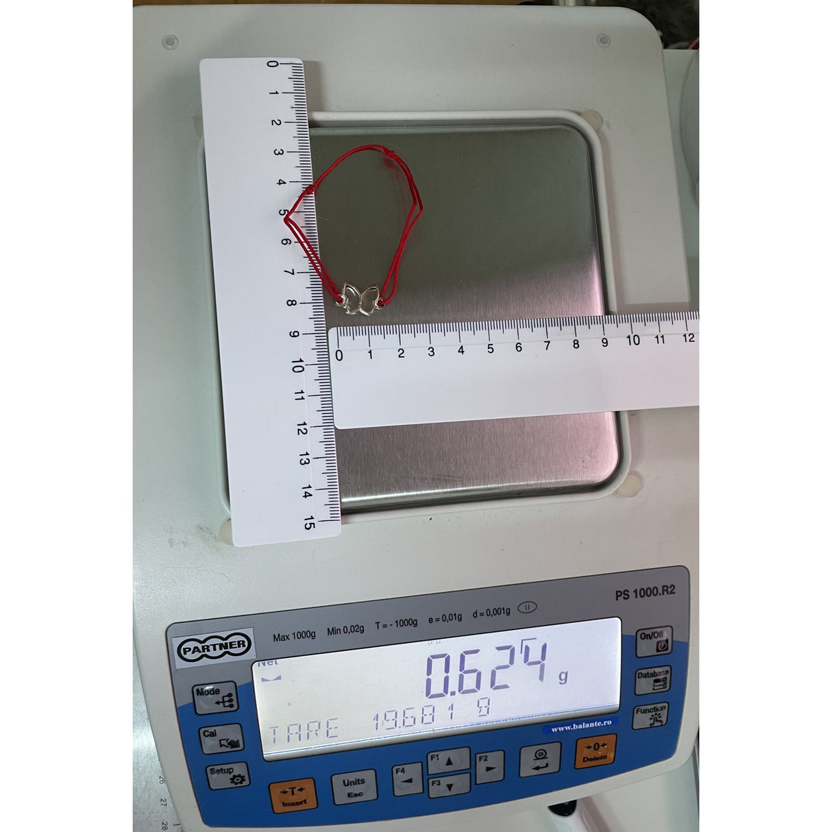 Bratara Snur Reglabil, Argint 925, Fluturas Contur, Jolie Silver, 0.6 G
