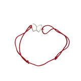 Bratara Snur Reglabil, Argint 925, Fluturas Contur, Jolie Silver, 0.6 G
