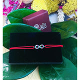 Bratara Snur Reglabil, Argint 925, Infinit Cu Zirconiu Colorat, Jolie Silver, 0.6 G - vivimall.ro