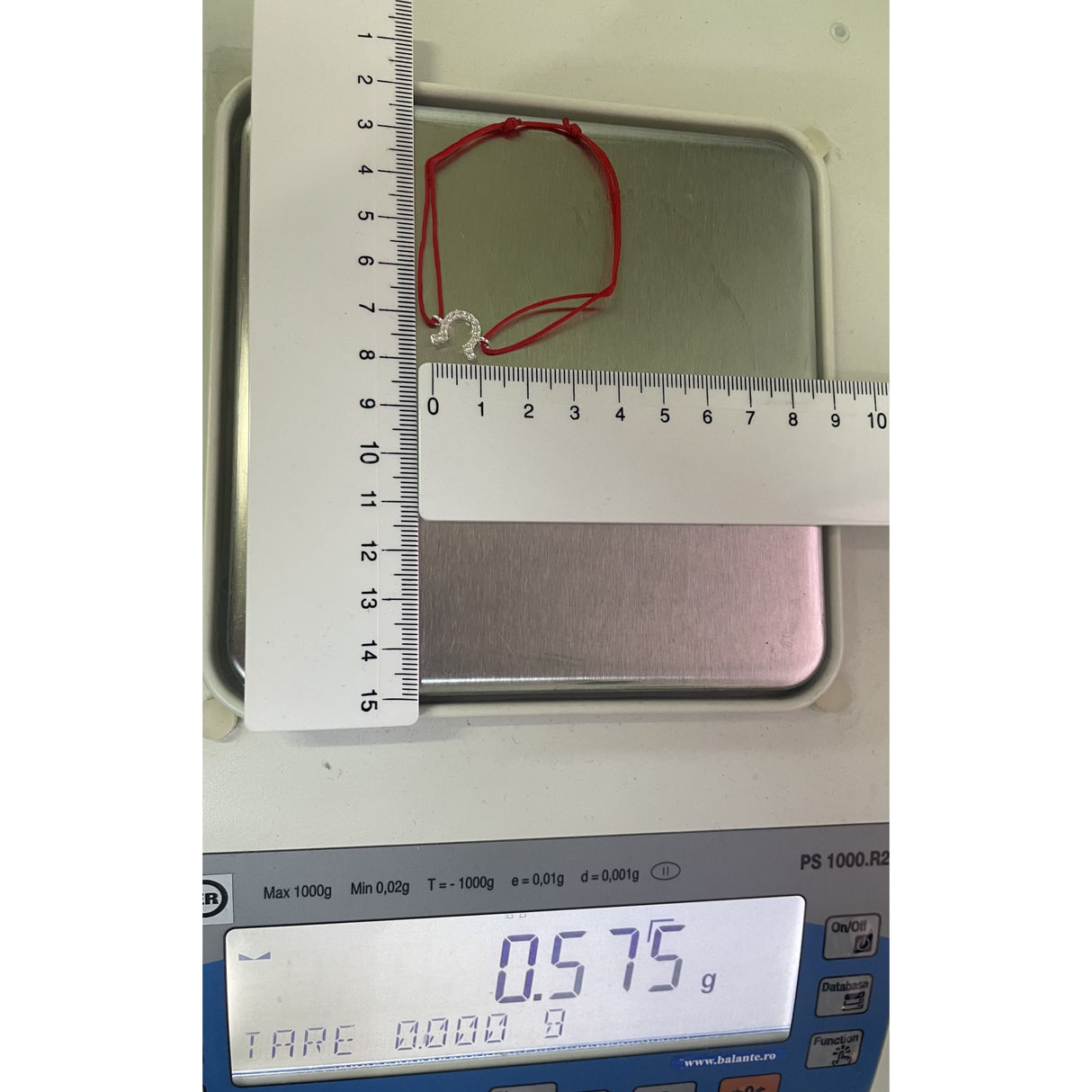 Bratara Snur Reglabil, Argint 925, Potcoava Cu Pietre, Jolie Silver, 0.5 G