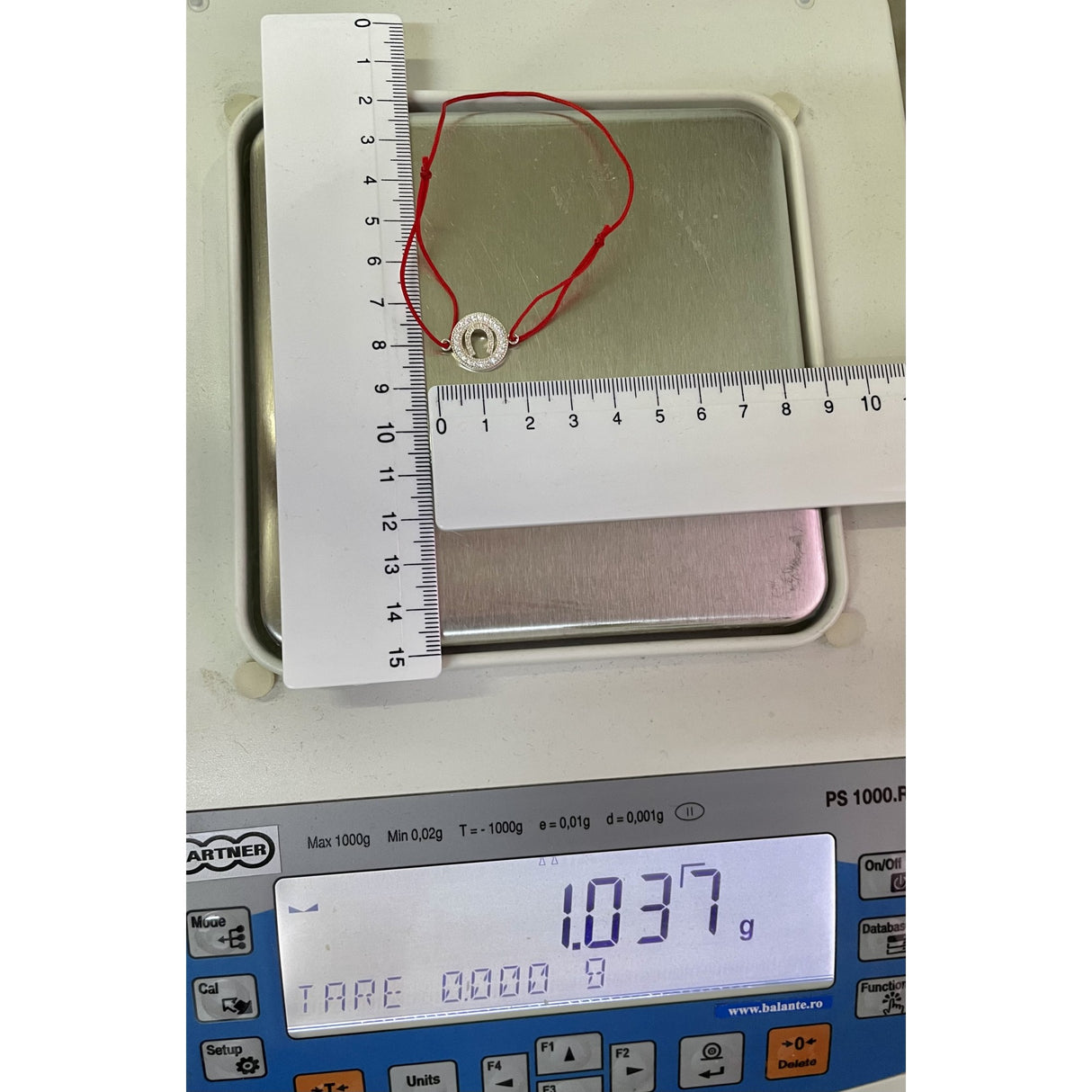 Bratara Snur Reglabil, Argint 925, Potcoava Incadrata Cu Pietre, Jolie Silver, 1 G