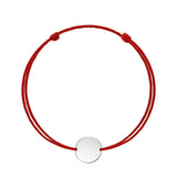 Bratara Snur Reglabil, Argint 925, Banut SuperMom, Jolie Silver, 0.8 g, 1.5 cm x 1.3 cm