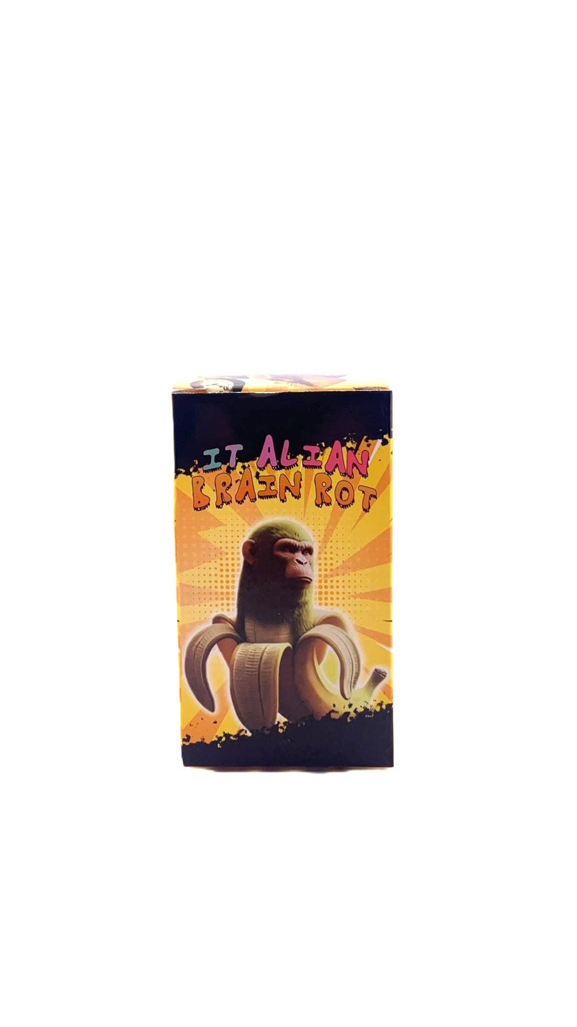 Breloc de Chei din Silicon, Flippy, Figurina Brainrot Svinino Bombondino, 4 cm, Maro - vivimall.ro