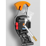 Breloc Multifunctional, Model W5147, Kit Supravietuire, Lanterna, Bricheta, Fluier, Din Abs/Aluminiu, Alimentare Usb, Negru/Portocaliu - vivimall.ro