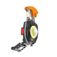 Breloc Multifunctional, Model W5147, Kit Supravietuire, Lanterna, Bricheta, Fluier, Din Abs/Aluminiu, Alimentare Usb, Negru/Portocaliu - vivimall.ro