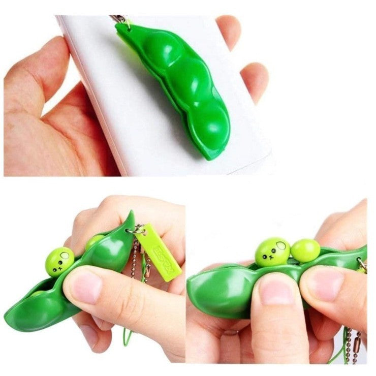 Breloc Pastaie De Mazare Antistres, Poliuretan, Verde - vivimall.ro