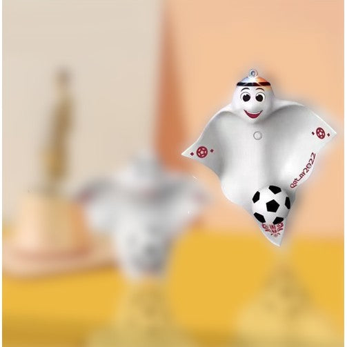 Breloc sub forma Mascotei Fifa World Cup 2022, marimea M cu lumini, Flippy - vivimall.ro