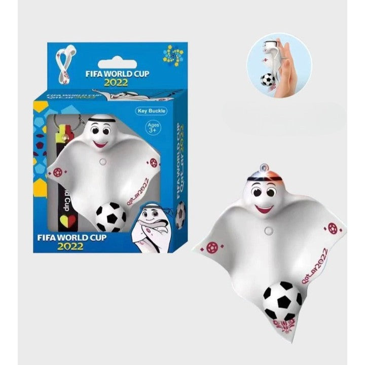 Breloc sub forma Mascotei Fifa World Cup 2022, marimea M cu lumini, Flippy - vivimall.ro