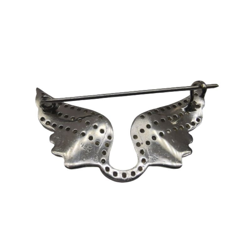 Brosa Argint 925 Aripi cu Zirconii - vivimall.ro