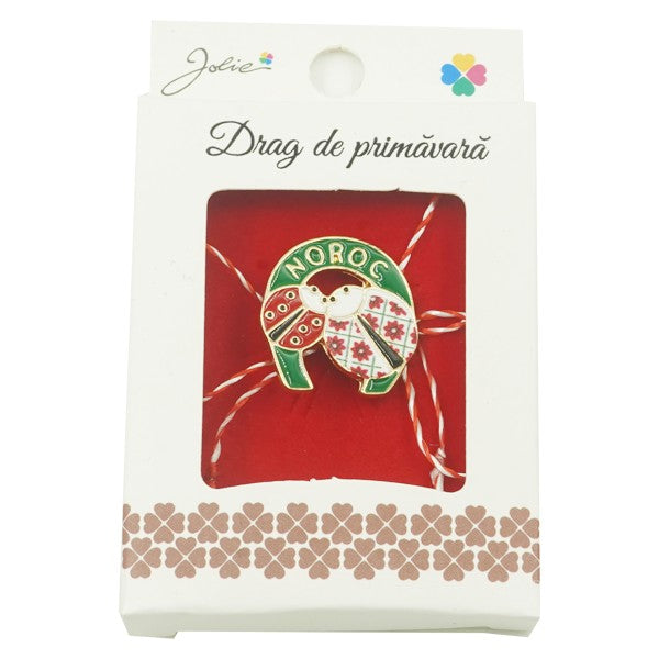 Brosa Mica in Cutie Jolie model Doua Buburuze in Potcoava (Noroc) - vivimall.ro