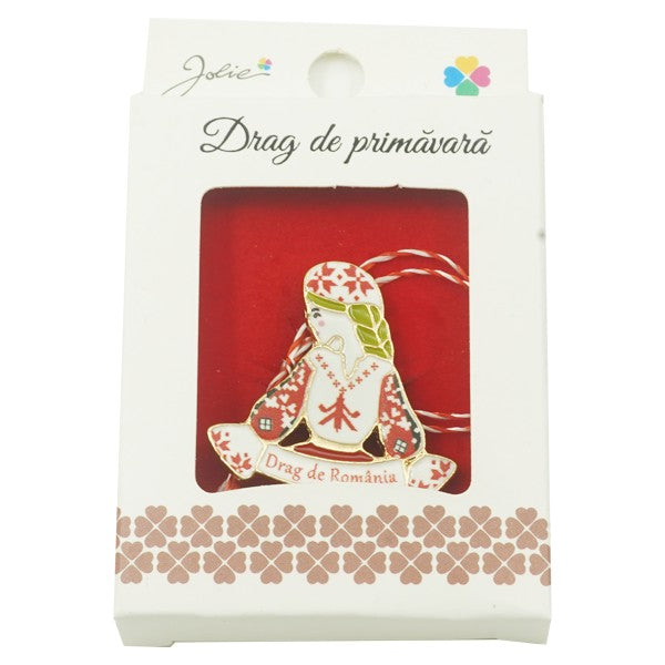 Brosa Mica in Cutie Jolie model Drag de Romania - vivimall.ro