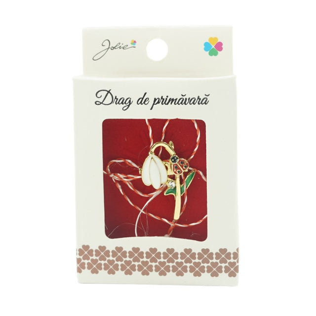 Brosa Mica in Cutie Ghiocel cu Gargarita - vivimall.ro