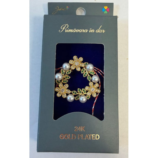 Brosa Placata 24K, model 3 - vivimall.ro