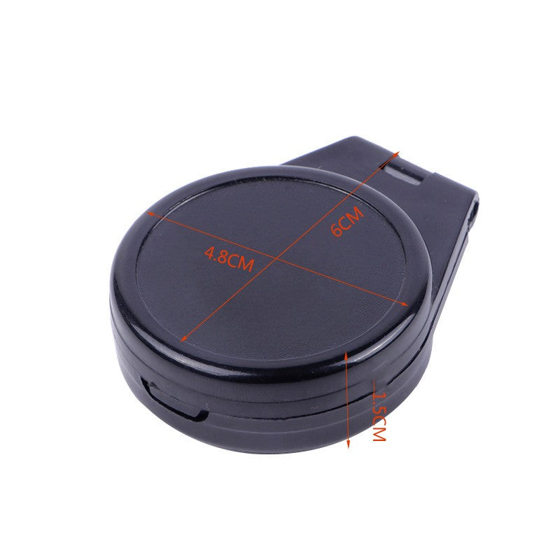 Busola De Buzunar Cu Capac De Plastic, Busola Pentru Drumetii, Calatorie, Compacta, Usor De Transportat, 6 X 4.8 X 1.5 Cm Negru - vivimall.ro
