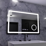 Oglinda Led Rectangulara, Souverain Motionglow Marcello, Sistem Dezaburire, Ceas & Termometru, Lupa Cosmetica - vivimall.ro