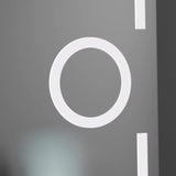 Oglinda Led Rectangulara, Eclat Motionglow Marcello, Sistem Dezaburire, Ceas & Termometru, Lupa Cosmetica - vivimall.ro