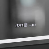 Oglinda Led Rectangulara, Eclat Motionglow Marcello, Sistem Dezaburire, Ceas & Termometru, Lupa Cosmetica - vivimall.ro