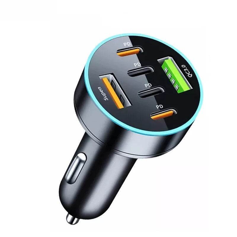 Încărcător auto 6 în 1 | PowerDrive™ - vivimall.ro