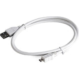 Cablu Date 2A micro USB 1 m WUW-X83 Blister, Alb - vivimall.ro
