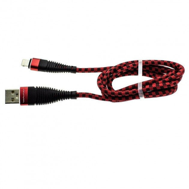 Cablu Date/Incarcare 3A Lightning Blister, Rosu/