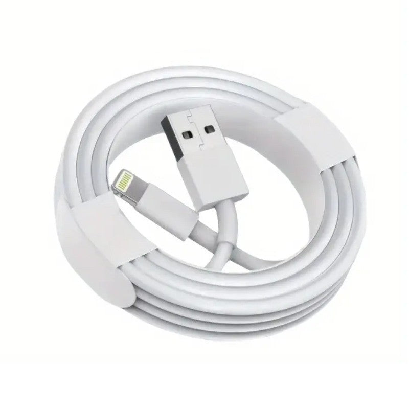 Cablu de Date Fast Charging, Flippy, port USB-B Compatibil cu iPhone cu porturi de tip Lightning, pentru Incarcare rapida 2A, Lungime 1M, Alb - vivimall.ro