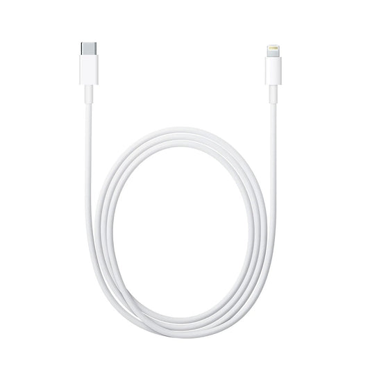 Cablu de date si de incarcare Apple, USB Tip-C-Lightning, 1 metru, Vivimall, Alb - vivimall.ro