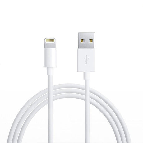 Cablu de date / Incarcare lungime 3 m, Vivimall compatibil Apple iPhone 5, 5C, 5S, 6, 6 Plus, 6S, 6S Plus, SE, 7, 7 Plus, 8, 8 Plus, X, XS, XS MAX, 11, 11PRO, 11 PRO MAX, seria iPhone 12, iPhone 13, iPhone 14, Alb - vivimall.ro