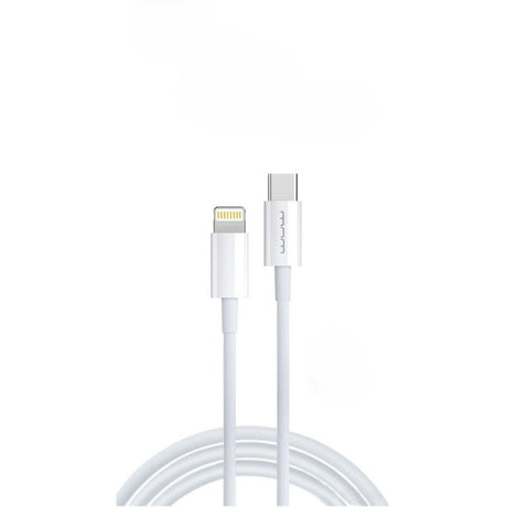 Cablu De Date USB Type-C la iPhone Flippy WUW-X181 20W 1 m, Alb - vivimall.ro