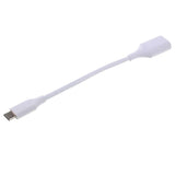 Cablu OTG USB 3.1 USB Type-C to USB A 18 cm Flippy, Alb - vivimall.ro