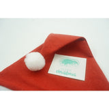 Caciulita de Mos Craciun,Flippy, cu braduti si led, rosie, marime universala, poliester - vivimall.ro