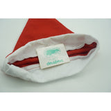 Caciulita de Mos Craciun,Vivimall, cu inimi si led, rosie, marime universala, poliester - vivimall.ro