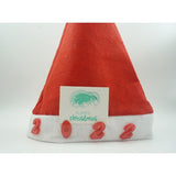 Caciulita de Mos Craciun,Vivimall, cu inscriptie 2022 ,led si muzica, rosie, marime universala, poliester - vivimall.ro
